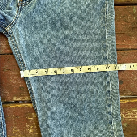 Blue Straight-Leg Classic Denim Jeans - Picture 6 of 8